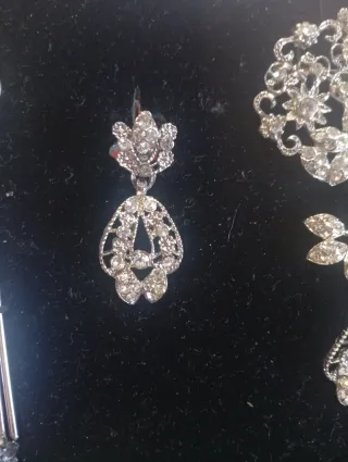 Aderezo Fallera Niña Plata