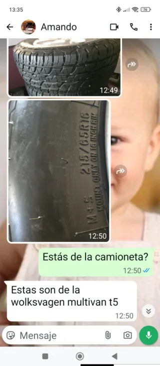 Llantas Volkswagen Multivan T5.. venta en persona