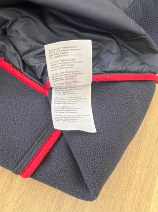 Abrigo  acolchada azul marino