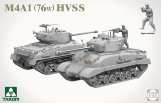 Para Juan Carlos Maqueta Sherman² Box Takom a 1/35