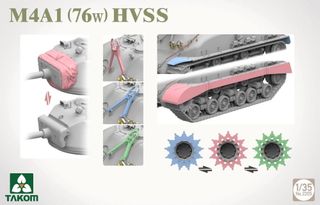 Para Juan Carlos Maqueta Sherman² Box Takom a 1/35