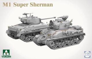 Para Juan Carlos Maqueta Sherman² Box Takom a 1/35
