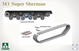 Para Juan Carlos Maqueta Sherman² Box Takom a 1/35