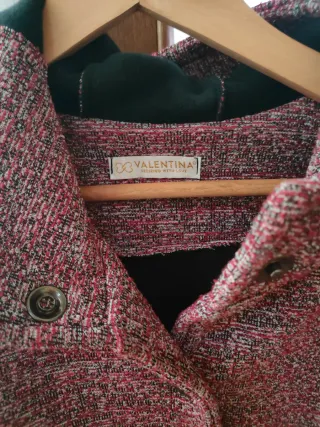 Abrigo mujer talla 42 multicolor