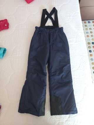 Peto o pantalón esquí infantil azul