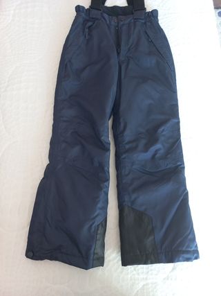 Peto o pantalón esquí infantil azul