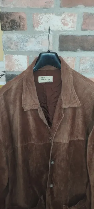 Giacca scamosciata Marcello Pampaloni vintage
