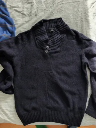 Jersey Zara Azul Hombre