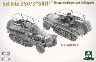 Maqueta Sd.Kfz 250/3 “GREIF” Rommel Command Takom