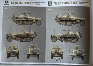Maqueta Sd.Kfz 250/3 “GREIF” Rommel Command Takom
