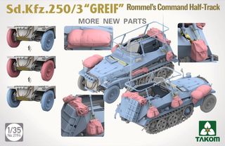 Maqueta Sd.Kfz 250/3 “GREIF” Rommel Command Takom