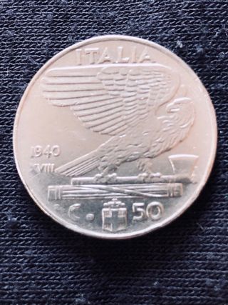 Moneta 50 Lire 1940