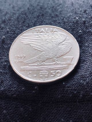 Moneta 50 Lire 1940