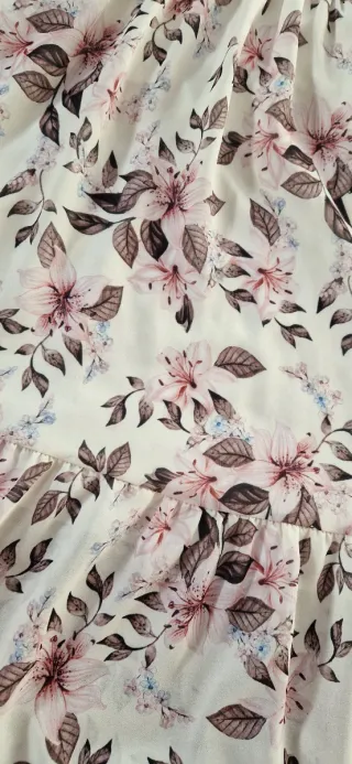 Vestido floral blanco