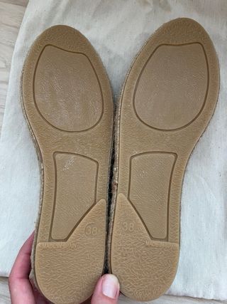 Alpargatas Pitusas verdes sin estrenar