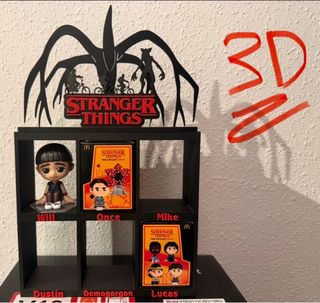 Expositor 3D Stranger Things McDonald's