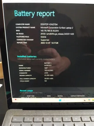 Microsoft Surface Laptop 2 Plata