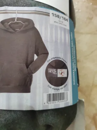 Sudadera Pepperts! gris niño 158/164
