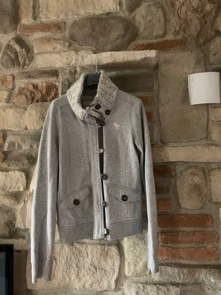 Felpa Abercrombie & Fitch grigia