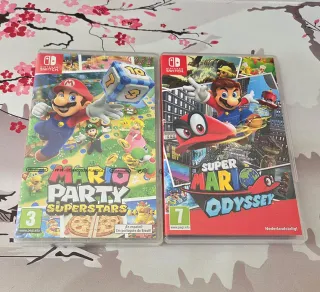 Mario Party Superstars PRECINTADO y Mario Odyssey