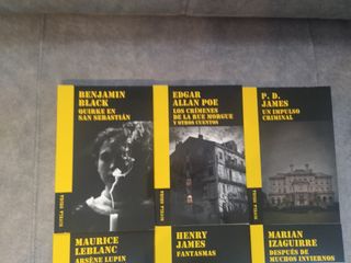 Lote novela negra, 9€ total las 9, 2€ cada una