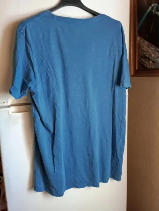 Camiseta Mango Azul Talla L