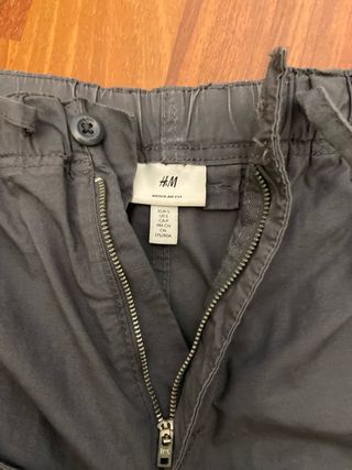 Pantalones cargo grises