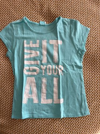 Camiseta niña LIVE YOUR ALL T4-5