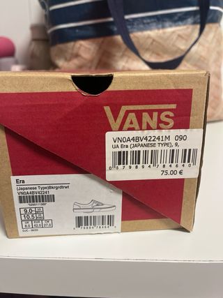 Vans Era Japanese Type Talla 42 Nuevas + Caja