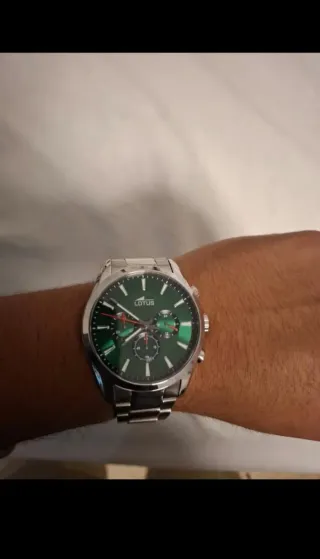 Orologio Lotus Chrono Verde da Uomo