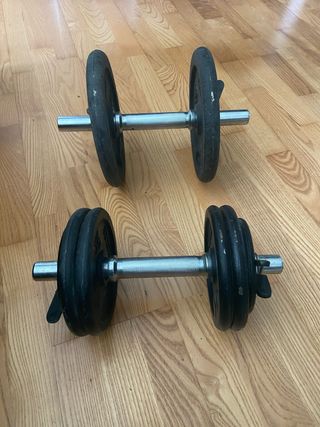 Pesas ajustables para gimnasio