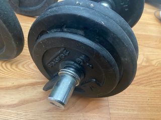 Pesas ajustables para gimnasio