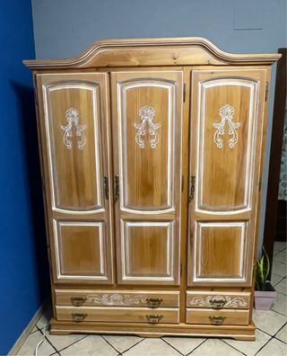 Dormitorio completo juvenil MADERA MACIZA DE PINO