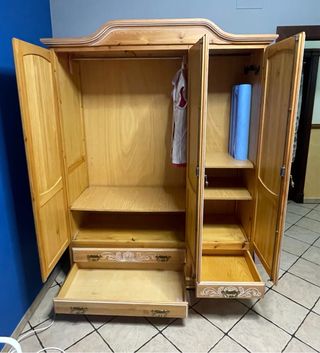 Dormitorio completo juvenil MADERA MACIZA DE PINO