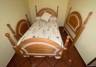 Dormitorio completo juvenil MADERA MACIZA DE PINO