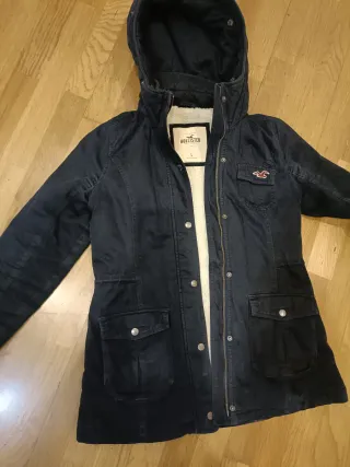 Chaqueta Hollister Azul Marino Talla L mujer