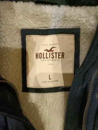 Chaqueta Hollister Azul Marino Talla L mujer