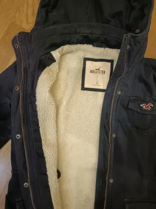 Chaqueta Hollister Azul Marino Talla L mujer