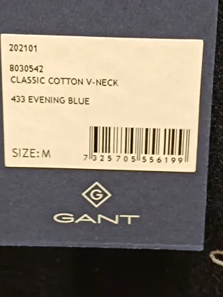 Jersey Gant Azul Talla M