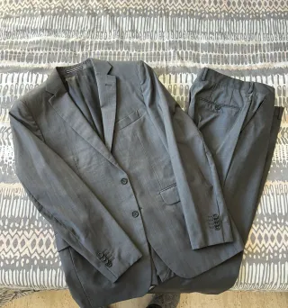 TI6- Traje de invierno para hombre gris