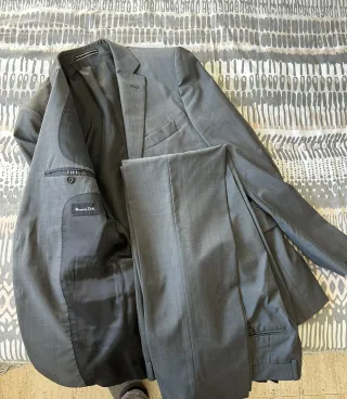 TI6- Traje de invierno para hombre gris