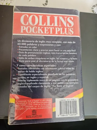 Collins Pocket Plus Espanol Ingles English Spanish