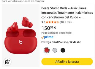 Beats Studio Buds - Auricolari in-ear Rosso