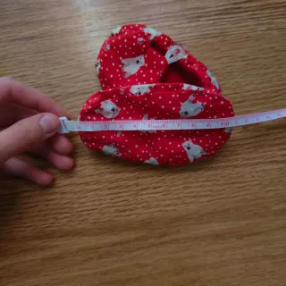 Scarpine bimba zuccastregata rosse