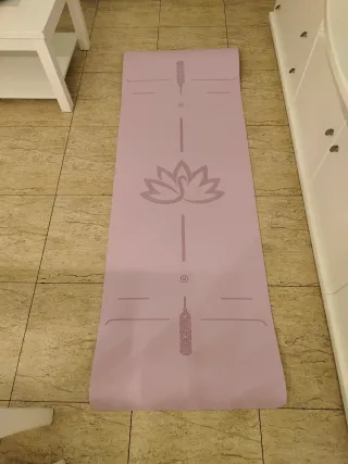 Esterilla Yoga Rosa Antideslizante 183cmX61cm