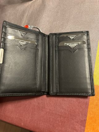 Portafoglio in pelle nero Pielnoble da uomo