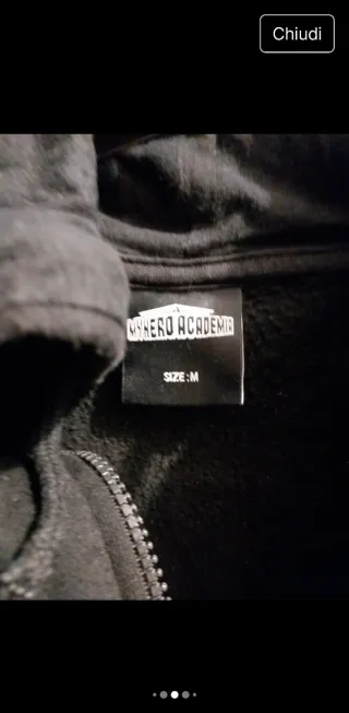 Felpa uomo/donna My Hero Academia con cappuccio