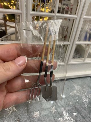 Attrezzi da giardino per case delle bambole in miniatura 1/12