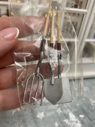 Attrezzi da giardino per case delle bambole in miniatura 1/12