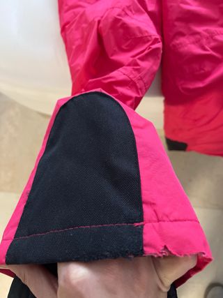 Mono de esquí rosa 4-6 años con guante de regalo